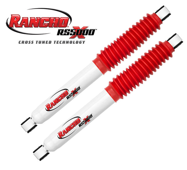 Rancho RS5000X Rear Shock Absorbers To Suit 2WD Toyota Hilux 2005 - 2015 (Pair)